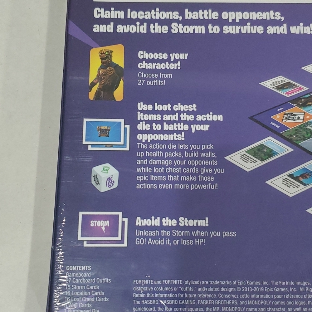 Fortnite Monopoly Board Game new sealed - Picture 4 of 5